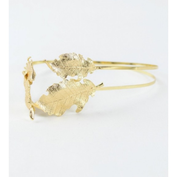 Boho Chic Leaf Halo Headband - Picture 3 of 4